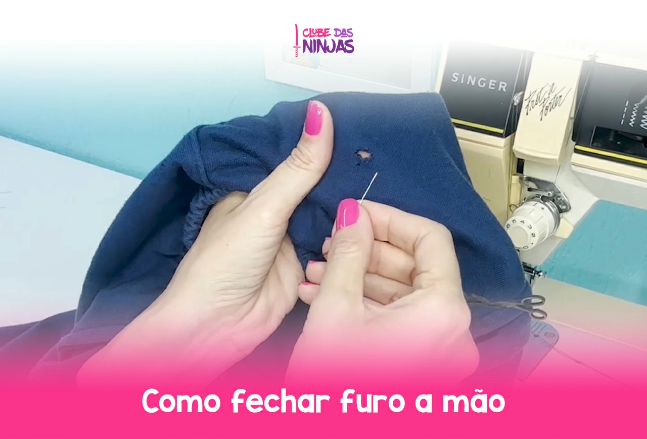 Como fechar furo a mão
